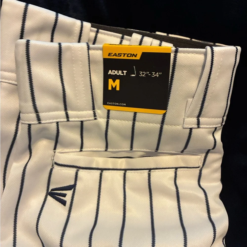 Mens Easton Pinstripe Baseball Knickers NWT - Picture 2 of 4